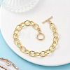 Brass Cable Chains Bracelets for Women BJEW-JB12754-3