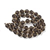 Natural Ice Obsidian Beads Strands G-K387-A09-02-5