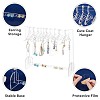Transparent Acrylic Earring Hanging Display Stands EDIS-FH0001-04-4