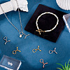 7Pcs Ring Brass Toggle Clasps KK-TADJ0001-21-5