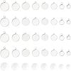 Unicraftale DIY Half Round Mixed Size Pendant Making Kits DIY-UN0002-41P-1