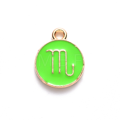 Alloy Enamel Pendants LS-X-ENAM-S124-01A-06L-1