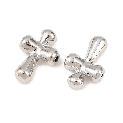 Cross Brass Beads KK-Z146-33P-1