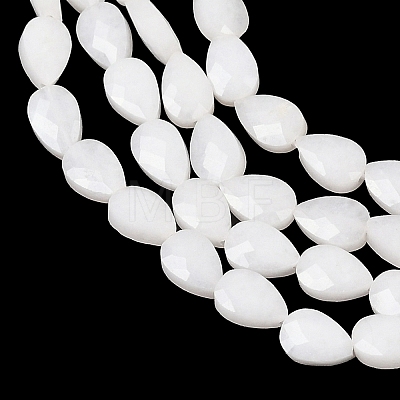 Natural White Moonstone Beads Strands G-A303-A01-01-1