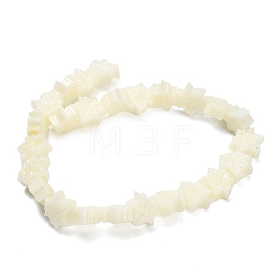 Synthetic Coral Dyed Carved Beads BSHE-H114-02B-1
