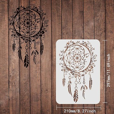 Large Plastic Reusable Drawing Painting Stencils Templates DIY-WH0202-126-1