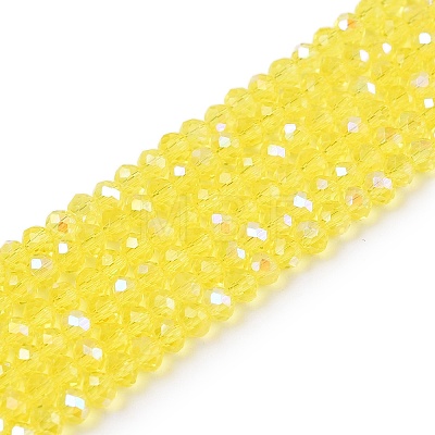 Electroplate Glass Beads Strands EGLA-A044-T2mm-L29-1