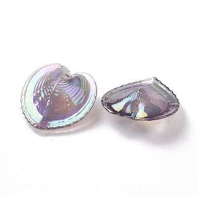 UV Plating Rainbow Iridescent Acrylic Pendants OACR-C003-08A-1