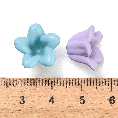 Opaque Acrylic Bead Caps AC-CBADA7D-04-1