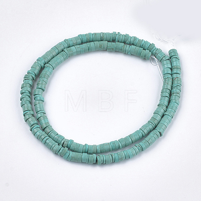 Natural Howlite Beads Strands X-TURQ-T003-16-1