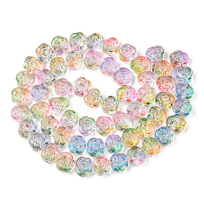 Glass Beads Strands GLAA-B018-02D-1