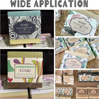 Watercolor Style Soap Paper Tag DIY-WH0399-69-010-1