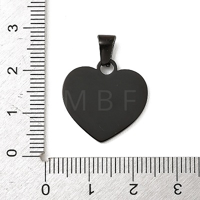Valentine's Day 304 Stainless Steel Pendants SA-E001-12EB-1