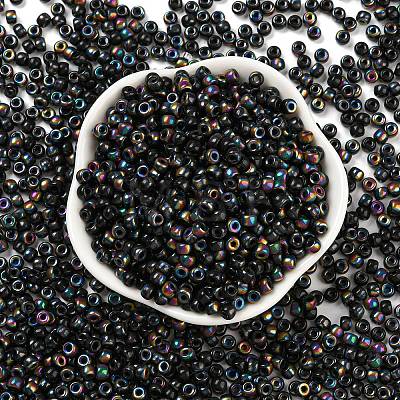 Iris Glass Seed Beads SEED-Z001-C-D08-1