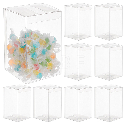 15Pcs Rectangle Transparent Plastic PVC Box Gift Packaging CON-BC0007-10-1