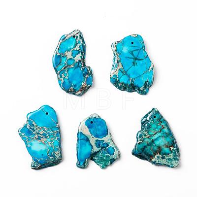 Natural Regalite/Imperial Jasper/Sea Sediment Jasper Pendants G-F590-08F-1