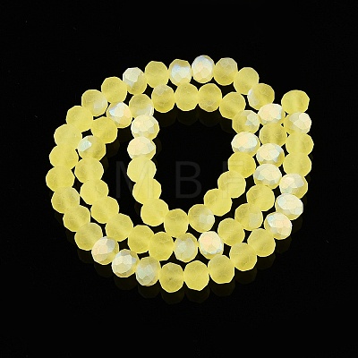 Transparent Glass Beads Strands EGLA-A044-T8mm-MB29-1