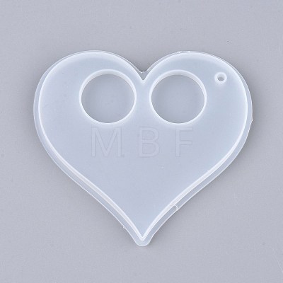 Heart Keychain Silicone Molds DIY-I036-24-1