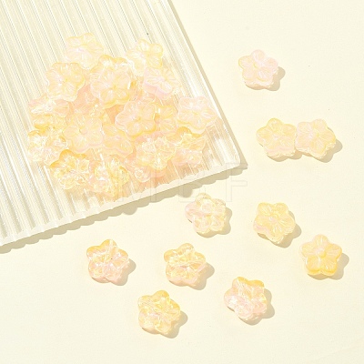 30Pcs Baking Paint Glass Beads GLAA-FS0001-97D-1