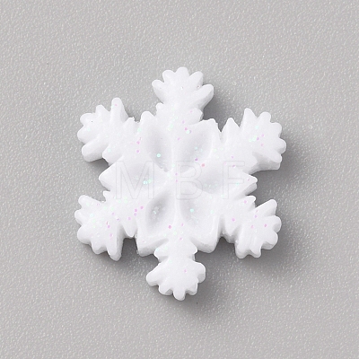 Christmas Opaque Resin Cabochons RESI-WH0038-06B-1