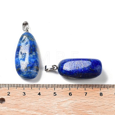 Natural Lapis Lazuli Pendants G-P525-01P-02-1