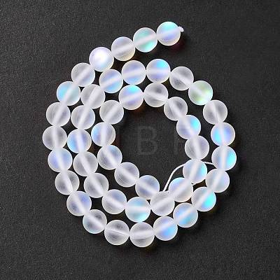 Synthetic Moonstone Beads Strands G-E573-01B-08-1