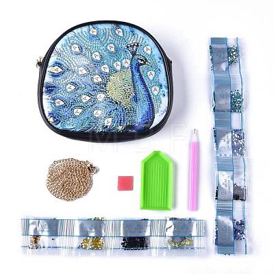 DIY Diamond Painting Stickers Kits For Bag Making DIY-F054-14-1