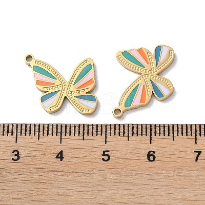 Ion Plating(IP) 304 Stainless Steel Pendants STAS-C083-02G-02-1