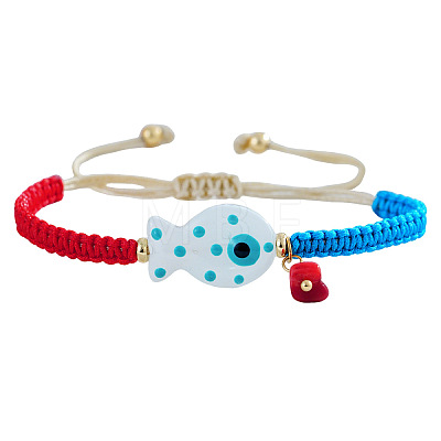 Bohemian Style Porcelain Bead Charm Bracelets OU3327-1