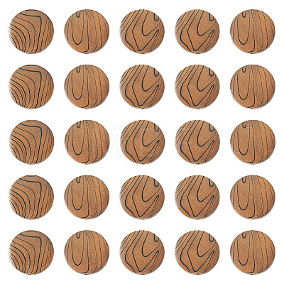 30Pcs Natural Schima Wood Beads WOOD-TA0003-07-1