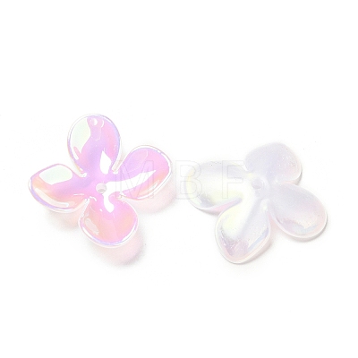 Opaque Acrylic Bead Caps MACR-C009-10-1