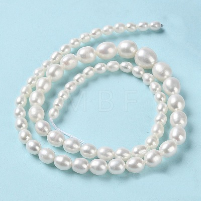 Natural Cultured Freshwater Pearl Beads Strands PEAR-E018-68-1
