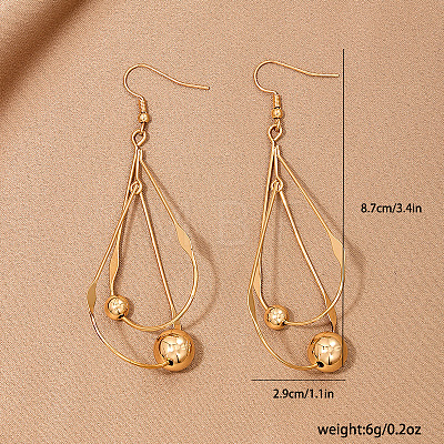 Alloy Dangle Earrings WG1B170-01-1