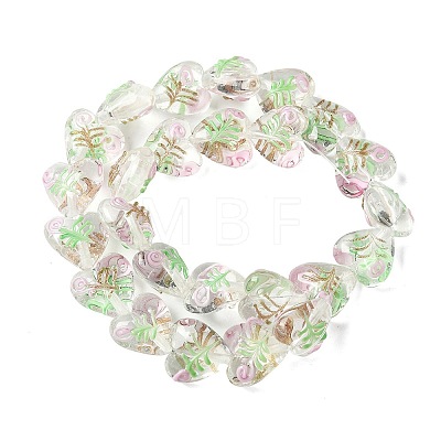 Handmade Transparent Lampwork Beads BLOW-D300-07C-1