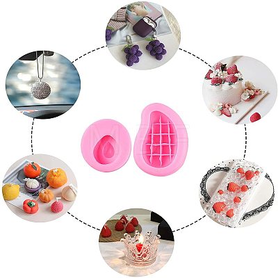 3D Fruits Food Grade Silicone Molds Kits DIY-PH0004-76-1