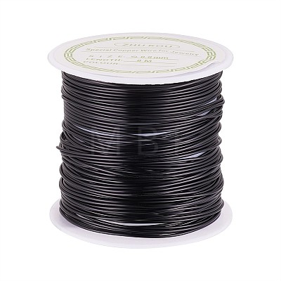 Round Copper Wire Copper Beading Wire for Jewelry Making YS-TAC0004-0.8mm-15-1