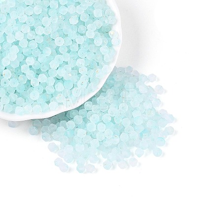 Frosted Glass Seed Beads SEED-N012-01C-1