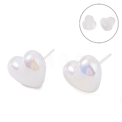Hypoallergenic Bioceramics Zirconia Ceramic Stud Earrings EJEW-C111-14A-1
