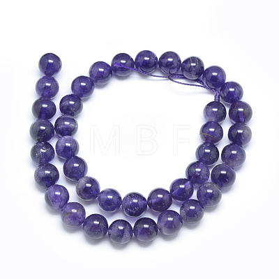 Natural Amethyst Beads Strands G-E481-03-6mm-1