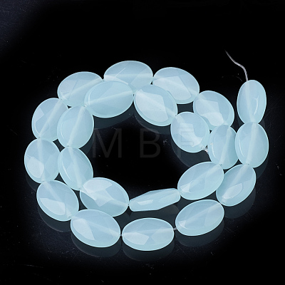 Synthetic Aquamarine Beads Strands X-G-S292-56-1-1