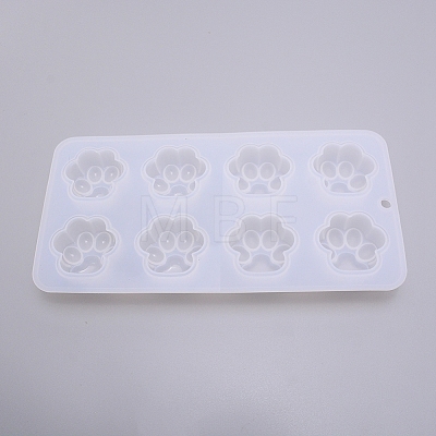 Cat Footprint Silicone Molds DIY-WH0203-30-1