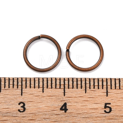 Brass Open Jump Rings KK-G514-01E-R-1