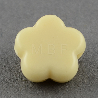 Opaque Acrylic Beads SACR-R796-02-1