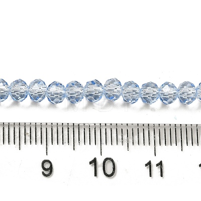 Transparent Baking Paint Glass Beads X1-DGLA-A034-T4mm-D13-1