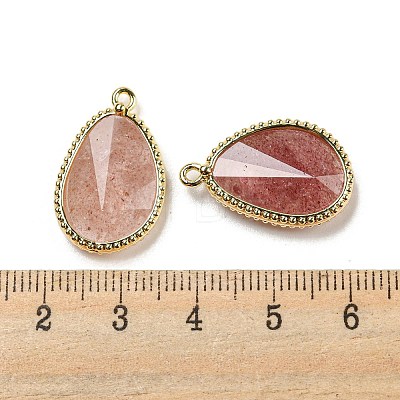 Natural Mixed Stone Faceted Pendants G-M431-14G-1