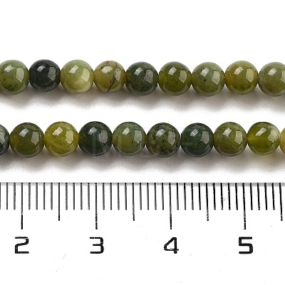 Natural Canada Jade Beads Strands G-NH0029-02B-1