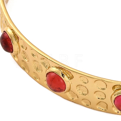 Rack Plating Brass Cuff Bracelets for Women BJEW-M040-12G-01-1