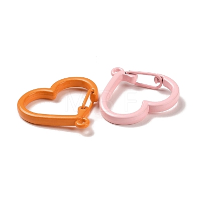 Spray Painted Alloy Key Snap Hook Clasps for Keychains FIND-L016-03-1