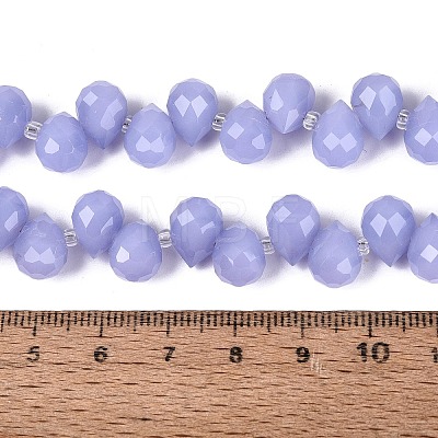 Imitation Jade Glass Beads Strands GLAA-Q116-01A-E01-1