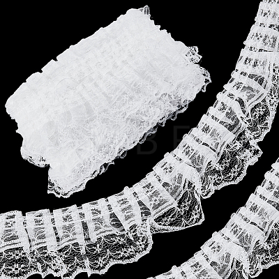 1Pc Organza Flower Lace Ribbon OCOR-NB0002-85A-1